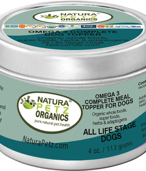 Omega 3 & 6 Complete Meal Topper For Dogs & Cats*  - Nutritional Omega 3 Meal Topper For Dogs & Cats*