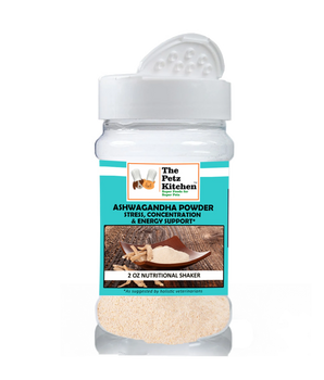 Ashwagandha Powder - Stress, Concentration & Energy Support*  The Petz Kitchen Dogs Cats