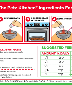 Pumpkin Seed Powder - Organic Fiber, Digestion & Anti-Parasitic Support* The Petz Kitchen For Dogs & Cats