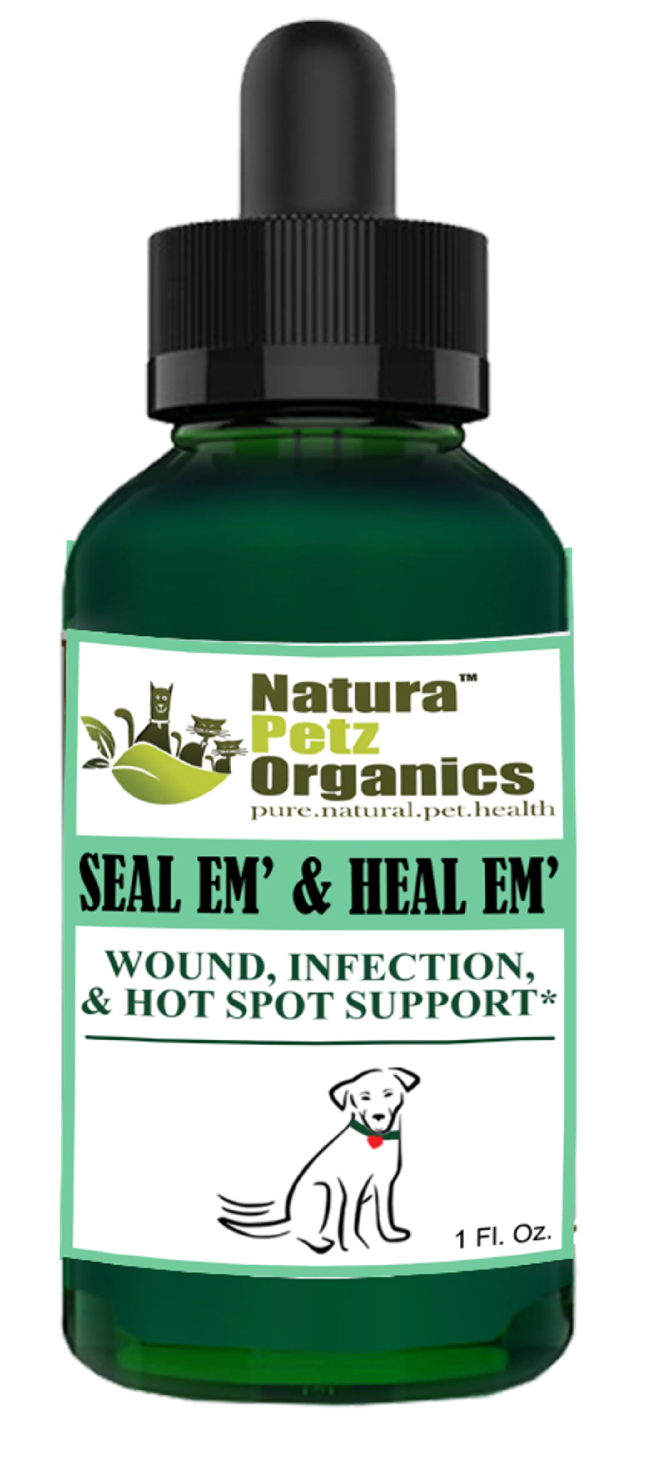 Seal Em And Seal Em Tincture - Wound, Infection, Cut & Hot Spot Support*