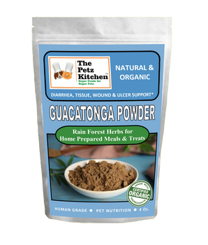 Guacatonga Powder - Diarrhea, Tissue, Wound & Ulcer Support* The Petz Kitchen Dog Cat