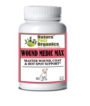 Wound Medic Max Caps* Master Wound, Skin & Coat Support For Dogs & Cats*