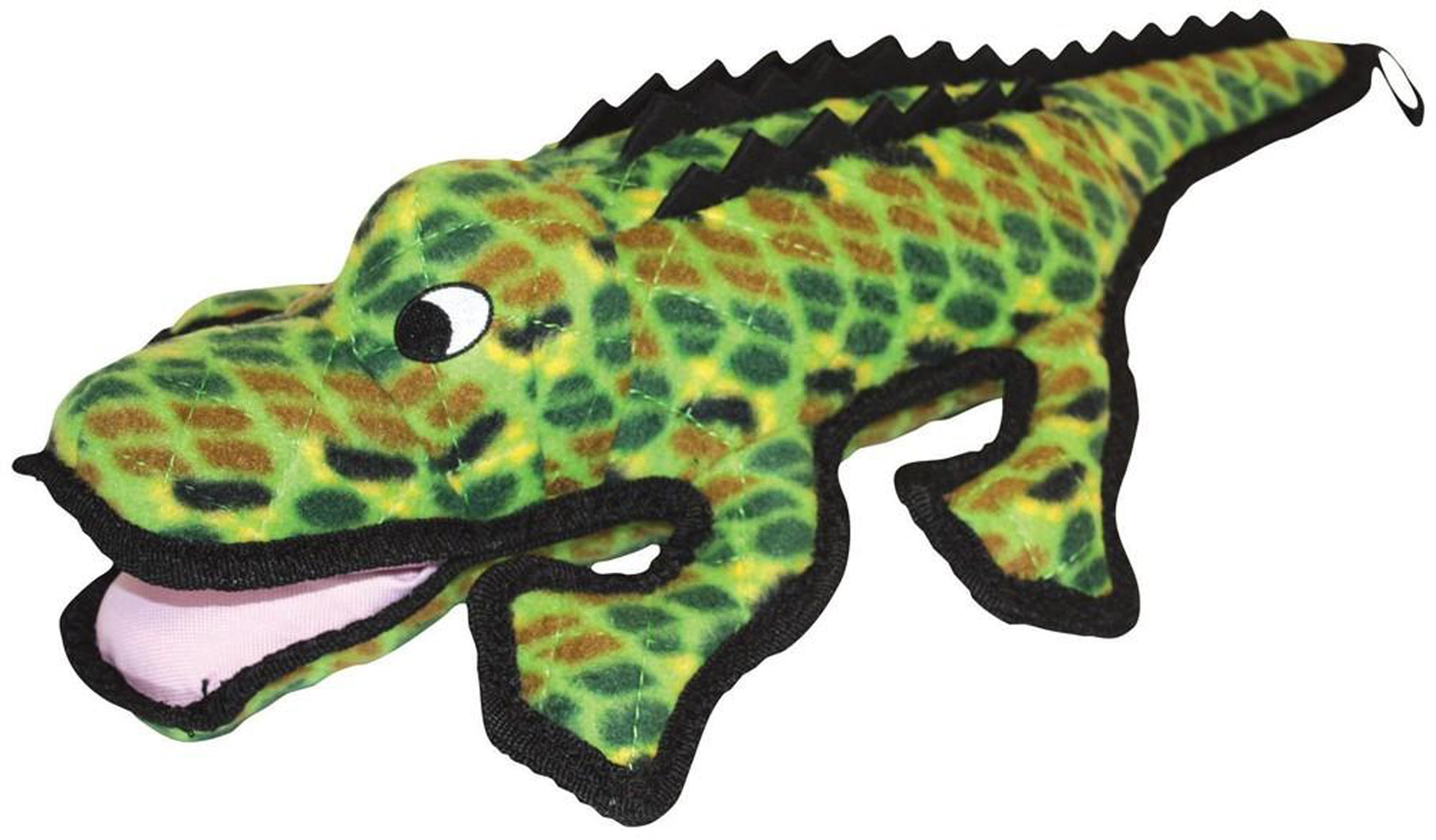 Tuffy Ocean Creature Alligator Durable Dog Toy Green 1ea/18 in