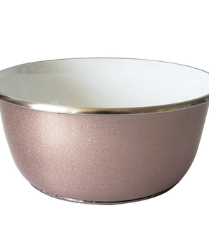 DUROBOLZ Deep Bowl with Rubber Bottom and Paw Print