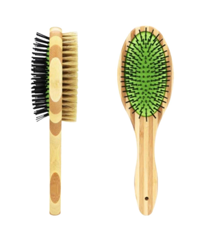 Dual Sided Dog Bamboo Grooming Brush