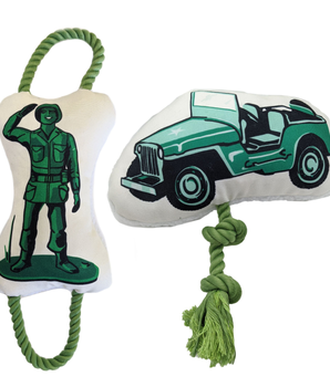 Retro Military Plush Toy Combo