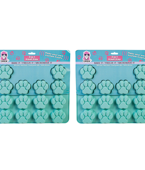 Paw Print 3 in 1 Silicone Baking Treat Tray