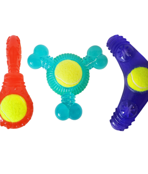 Tennis Ball Dog Toy Variety Pack