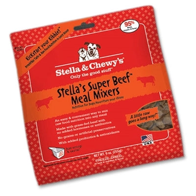 Stella And Chewys Freeze Dried Dog Food Mixers Beef 18 oz.