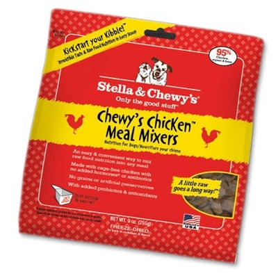 Stella And Chewys Freeze Dried Dog Food Mixers Chicken 18oz.