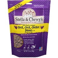 Stella and Chewys Cat Freeze Dried Chick Chick Chicken Dinner 3.5 Oz.
