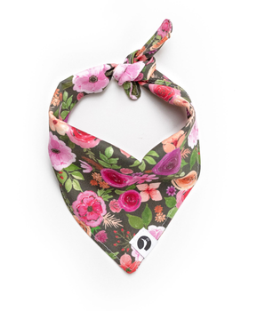 Mulberry Bouquet Dog Bandana