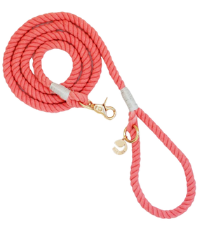 Spiced Coral Rope Dog Leash