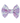 French Lavender Ink Blot Classic Dog Bow Tie