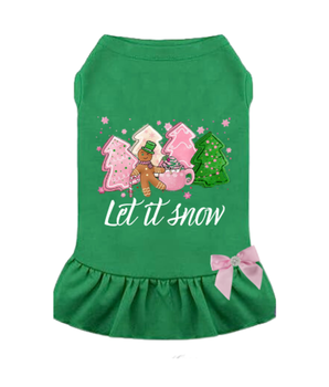 Let It, Snow Gingerbread Dress