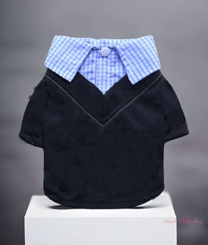 Dapper Boy Collar Dog Shirt