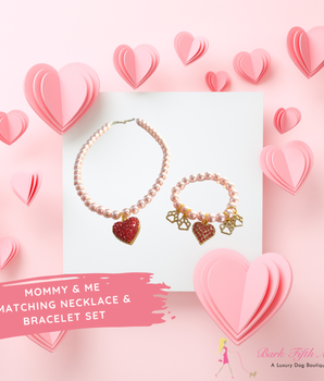 Mommy & Me Matching Necklace and Bracelet Set