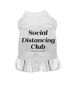 Anti Social Distancing Club - Color: White | Pack Of: 1