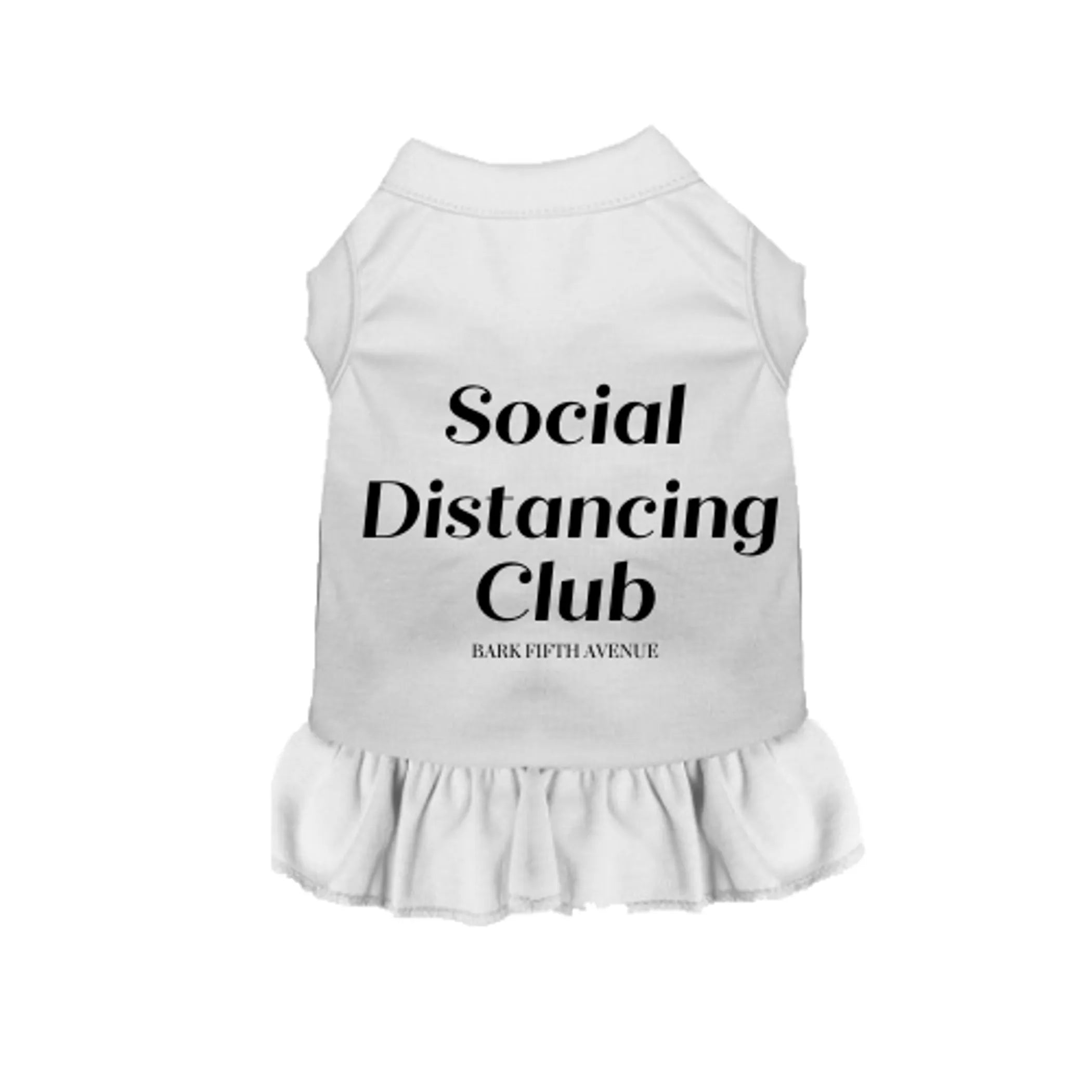 Anti Social Distancing Club - Color: White | Pack Of: 1