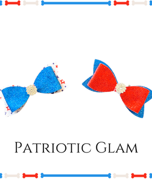 Stars & Stripes Patriotic Hair Clips