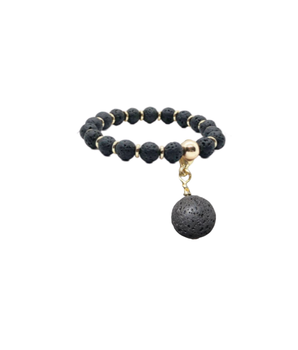 The Black Volcanic Diffuser Charm