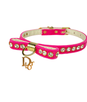 Velvet Dior Charm Collar