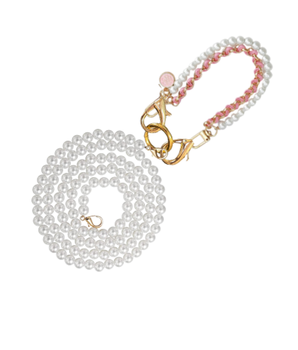 Double Layer Pearl & Chain Lead