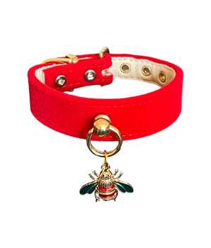 Bee Mine Dog Collar