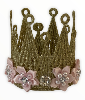 Floral and Lace Crown