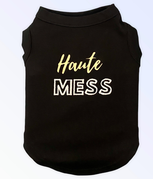 Haute Mess - Color: Black | Pack Of: 1 | Style: Tee