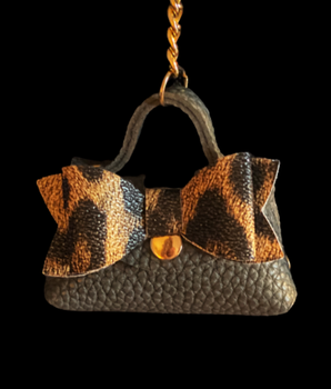 Leopard Faux Fur Pickup Bag