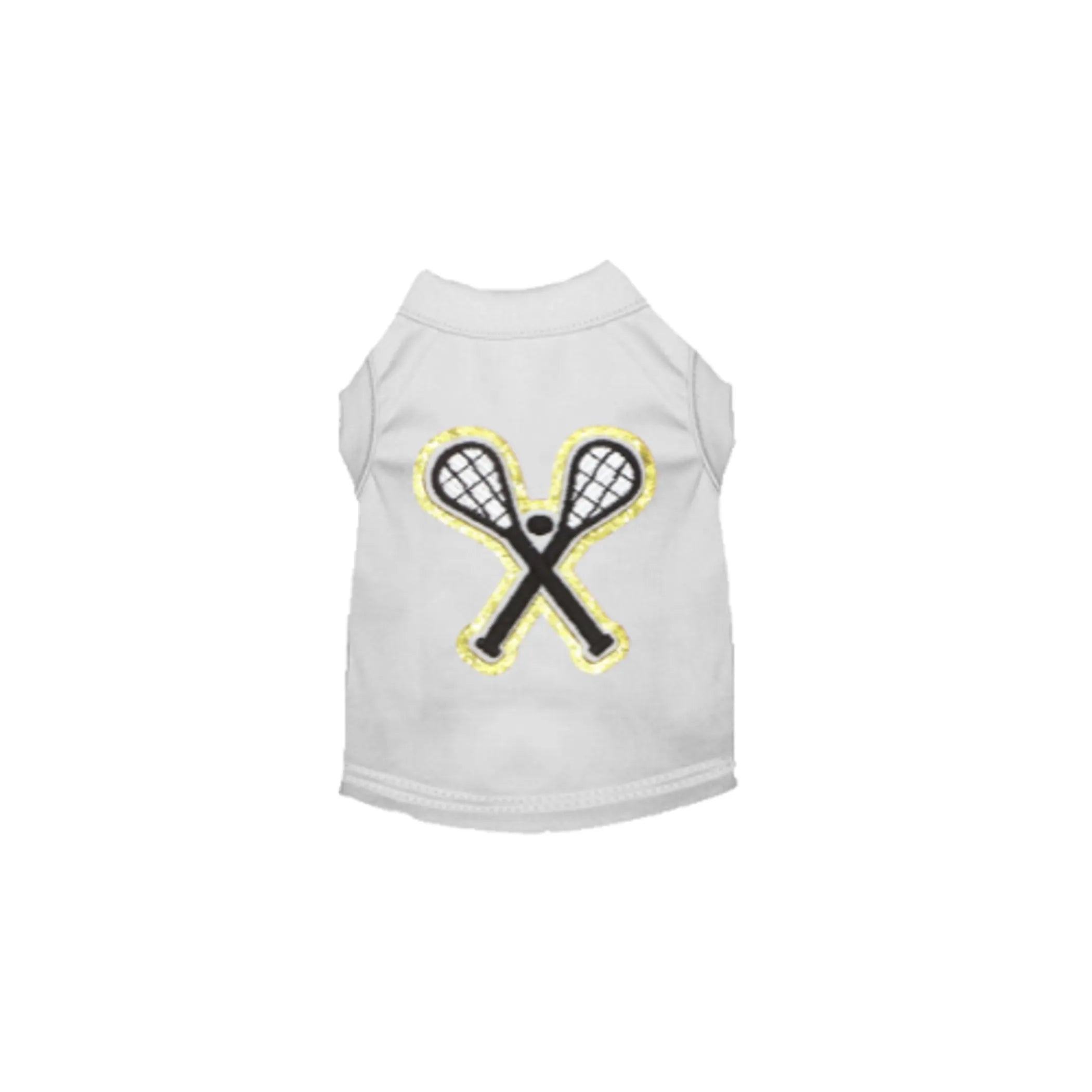 Lacrosse King Dog Shirt