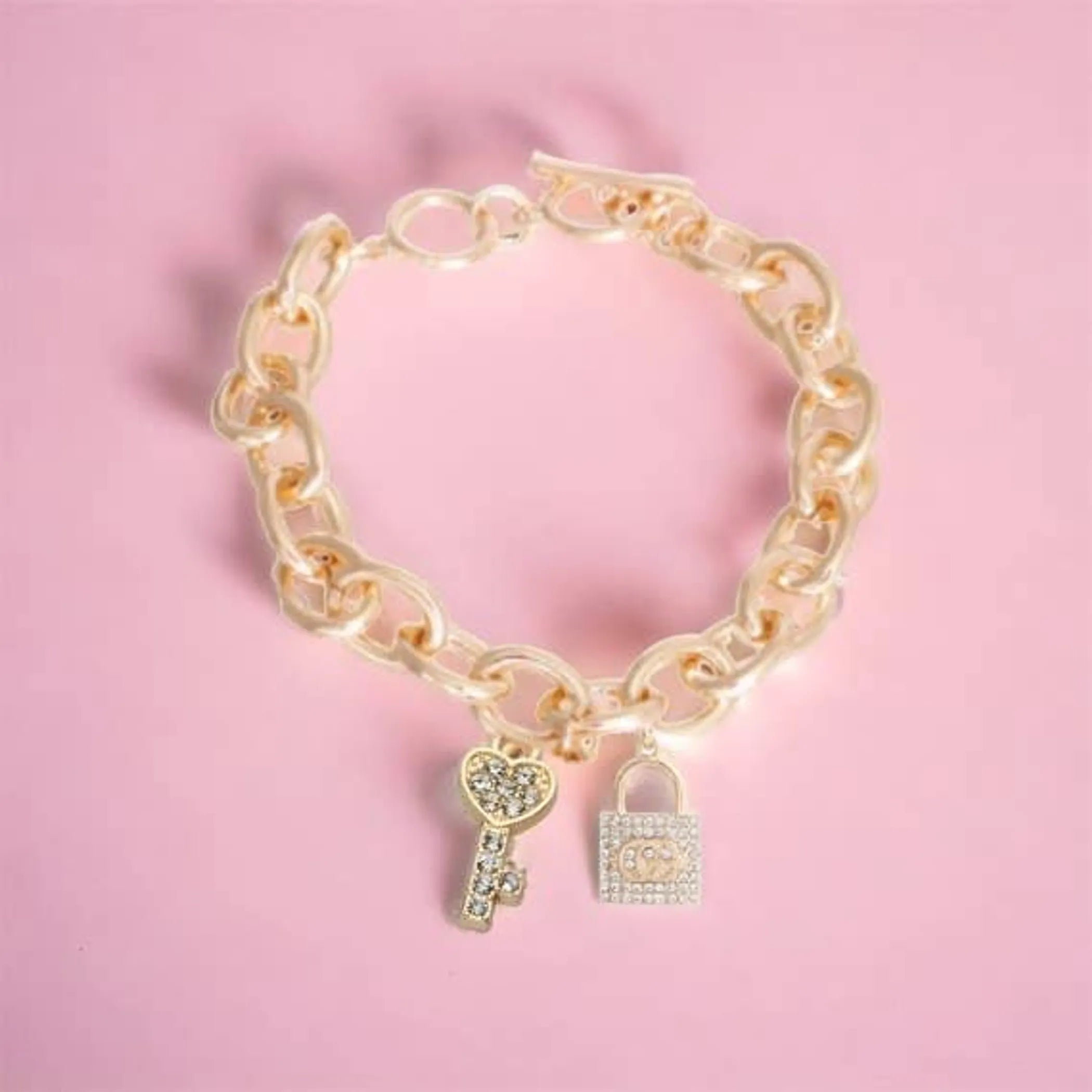 Lock and Key Gucchewi Charm Dog Collar Necklace