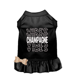 Champagne Vibes Dog Dress