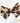 Cheetah Corduroy Knot Bow Hair Clip