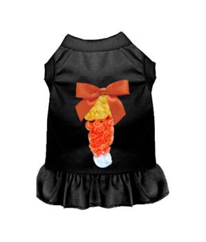 Chiffon Candy Corn Rose Dress