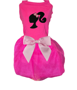 Barbie Silhouette Tutu Dog Dress