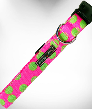 Polka Dot Dog - Neon Collars