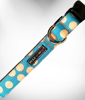 Polka Dot Dog - Tan Dots Collars