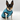 Dog Clothes Coat - DCNY Teal Leopard Print Tank - Limited Edition