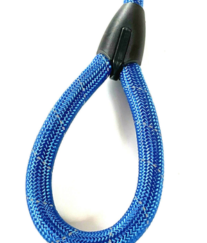 Large Dog Leash Rope Heavy Duty Reflective Nylon Material Excellent 3ft Size Blue