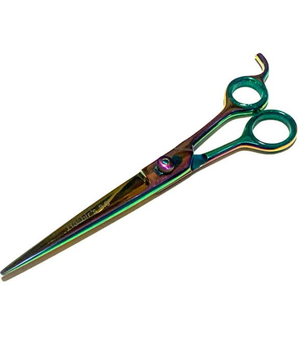 Multi Color Titanium Dog Cat Pet Trimming Haircutting Shears Adjustable