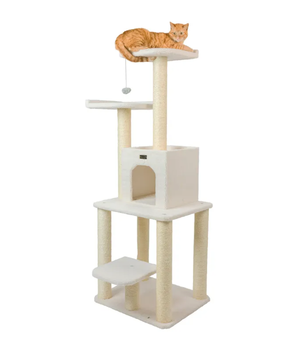 Real Wood B6203 Classic Cat Tree Five Levels Cat Condo