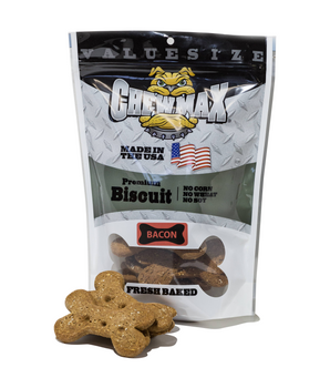 Chewmax - Dog Treats - Bacon Biscuit Bag