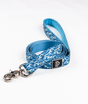 Tidal Pattern Flat Dog Leash