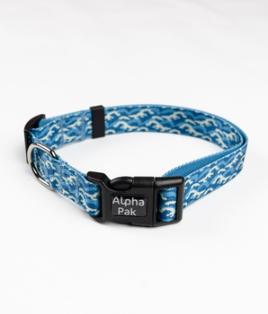 Tidal Pattern Dog Collar