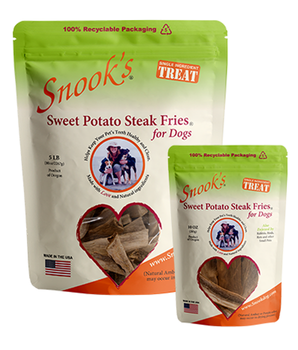 Sweet Potato Dog Steak Fries - Steak Fry shaped pieces