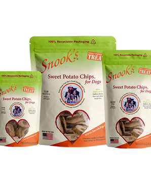 Sweet Potato Dog Chips - Soup bone shaped