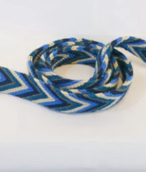 Blue Handmade Wayuu Pet Leash