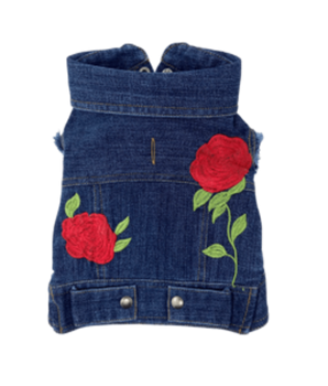 Rose Embroidered Vest